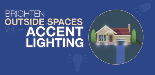 Brighten up Outside Spaces with Accent Lighting